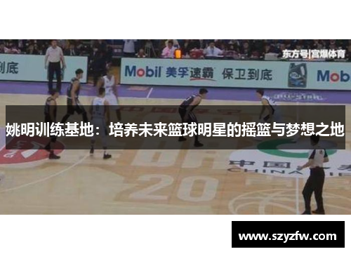 姚明训练基地：培养未来篮球明星的摇篮与梦想之地